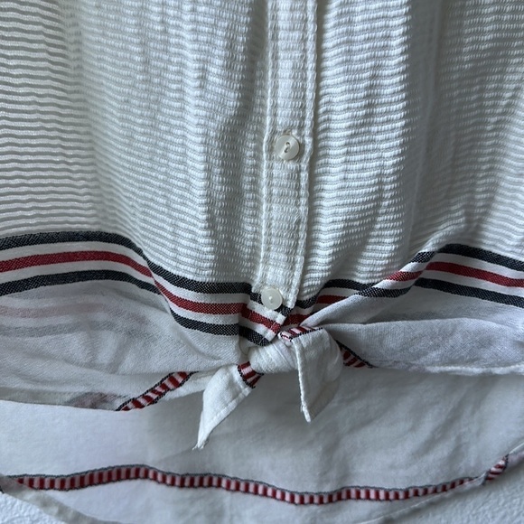 NWT Lucky brand top tank tied bohemian soft girl size XS - Picture 6 of 11